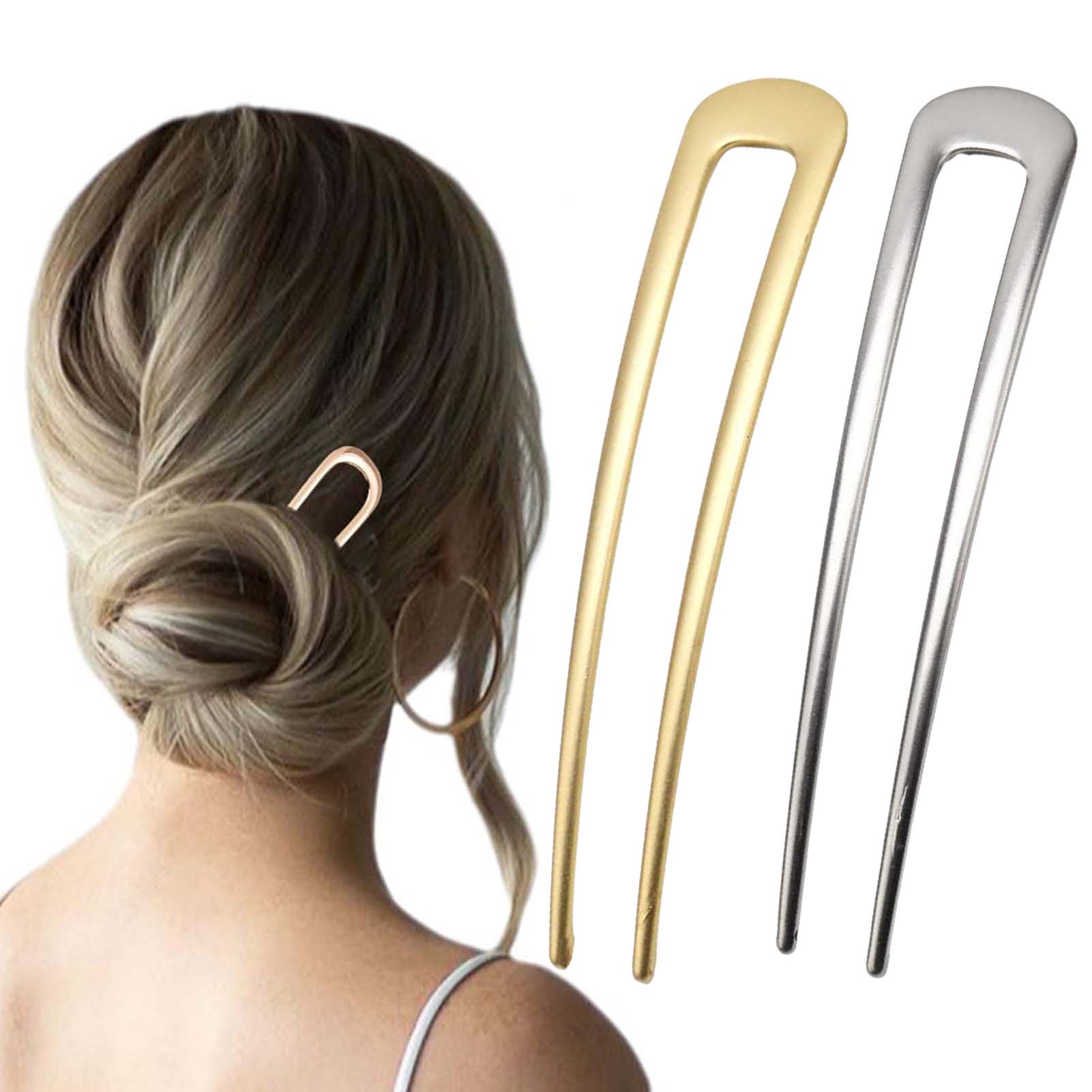 Tech Accessories Women - Французские U-образные винтажные металлические шпильки для