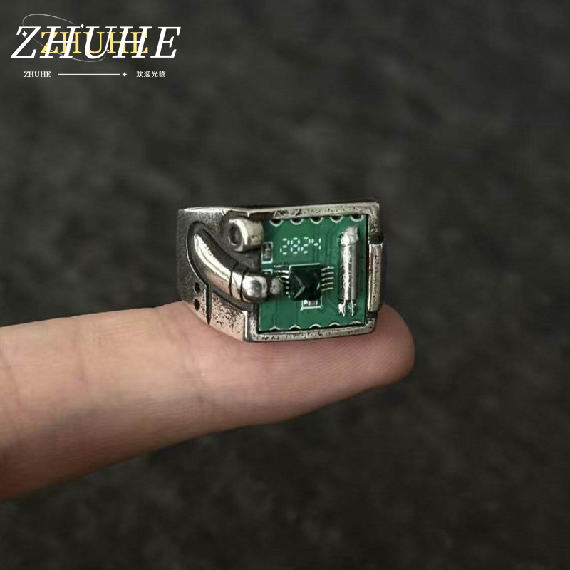 Tech Inspired Accessories - Кольцо с узором в стиле печатной