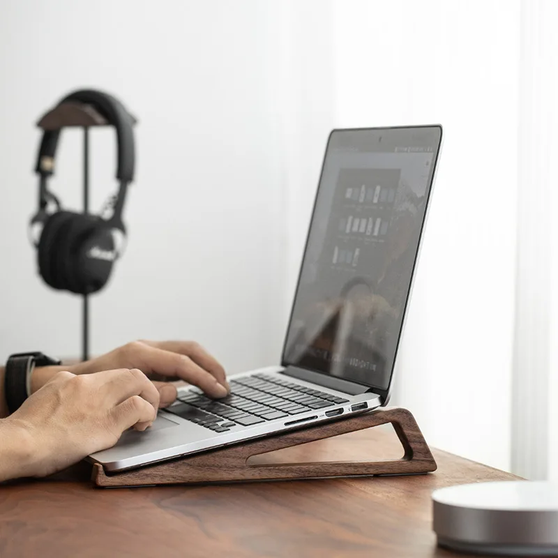 Laptop Stand Bamboo - Подставка для ноутбука HeMu из орехового