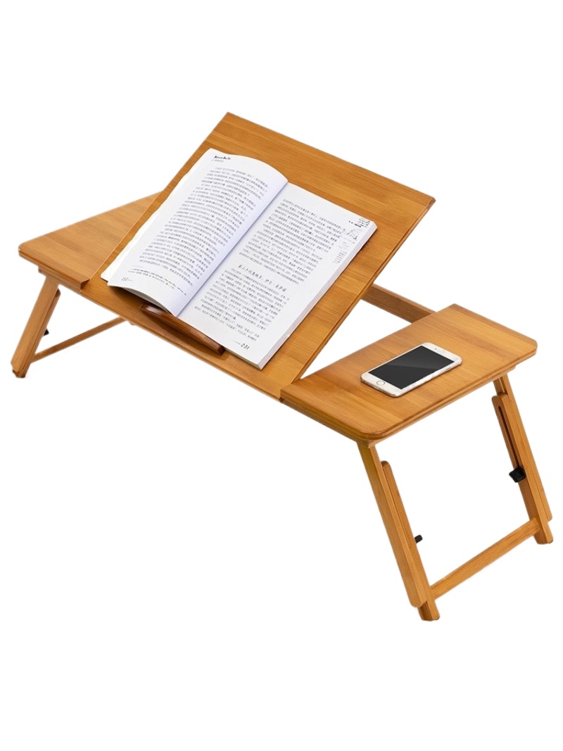 Laptop Stand Bamboo - Регулируемая бамбуковая подставка для ноутбука, складной