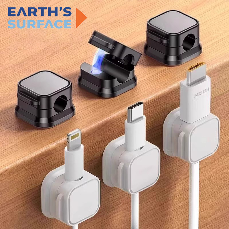 Desk Cable Clip - Магнитный держатель-органайзер для кабелей с клейкой