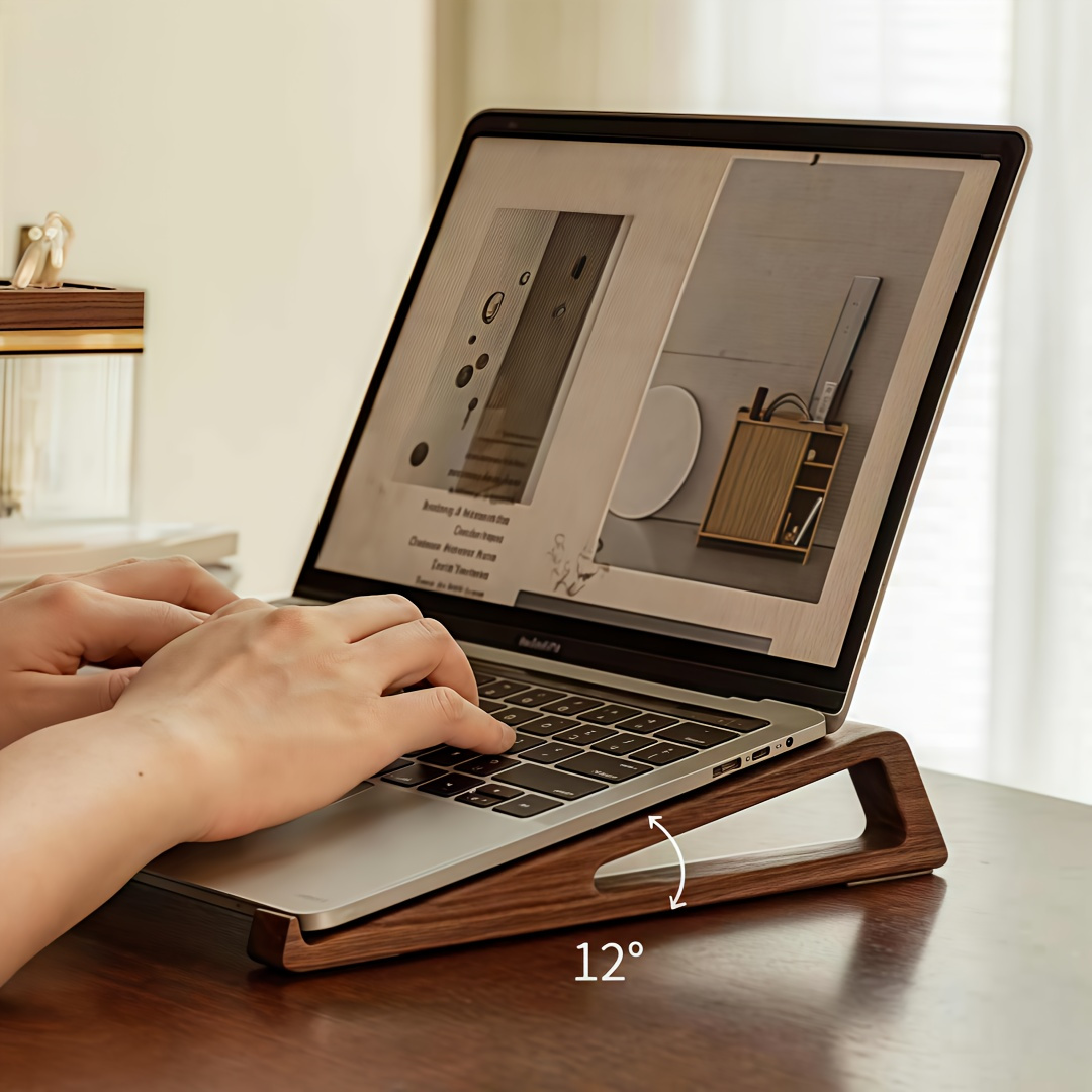 Портативная складная деревянна – обзор и цена Laptop Stand Bamboo