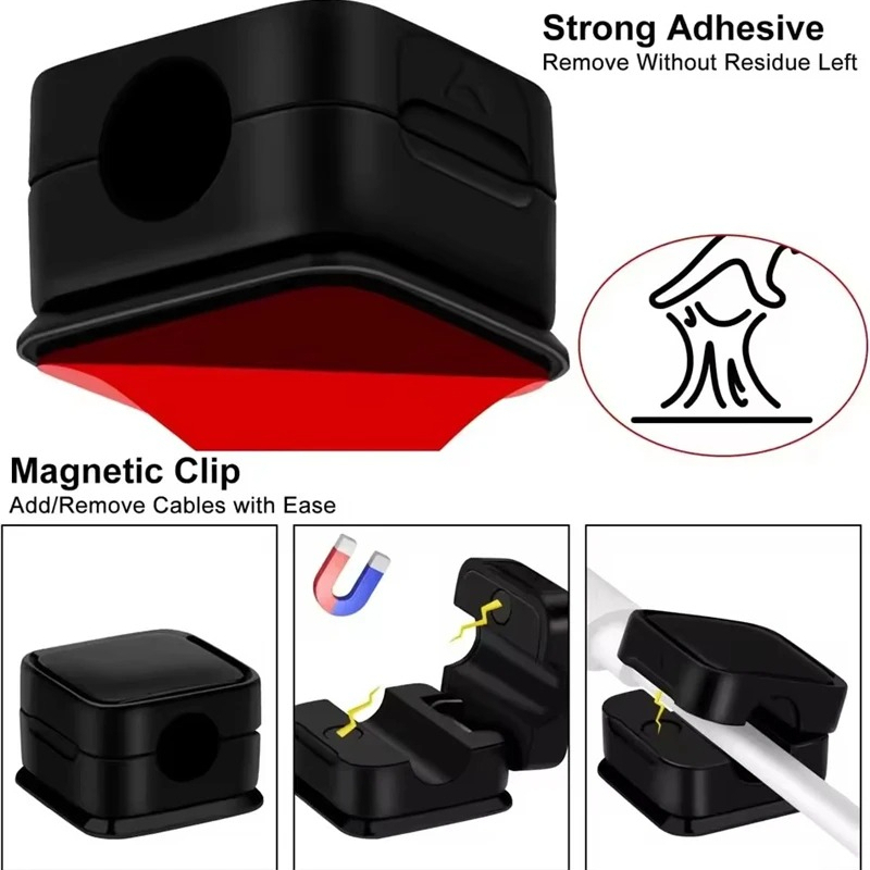 Магнитный держатель-органайзер – обзор и цена Desk Cable Clip