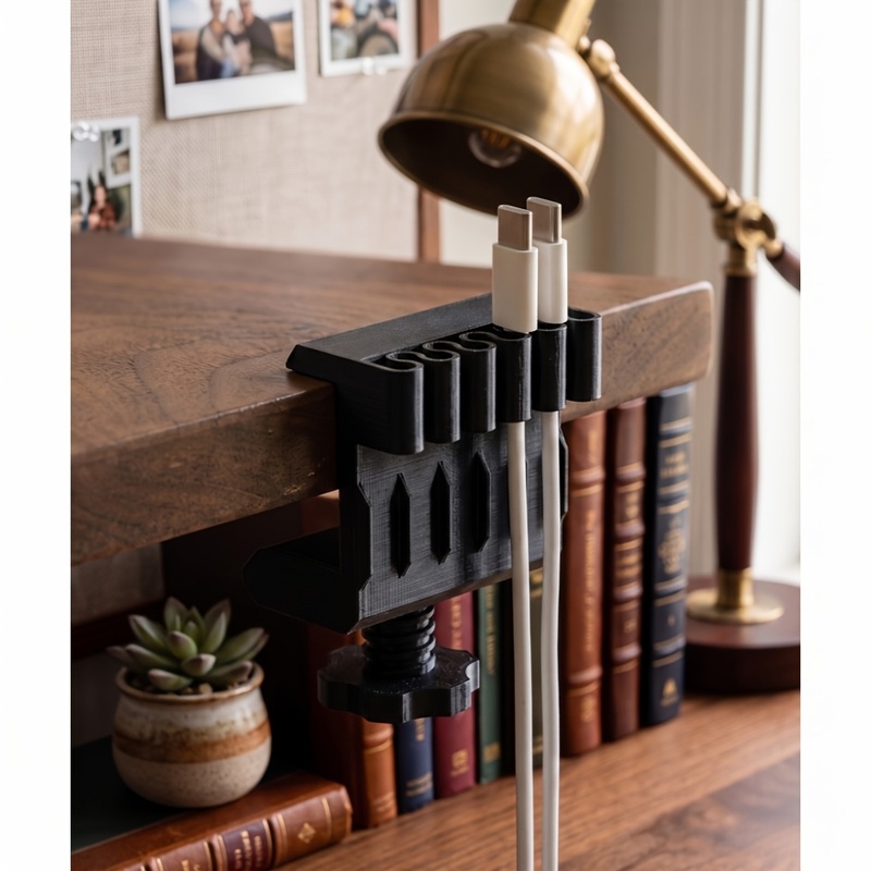 3 настольных зажима для кабеле – обзор и цена Desk Cable Clip