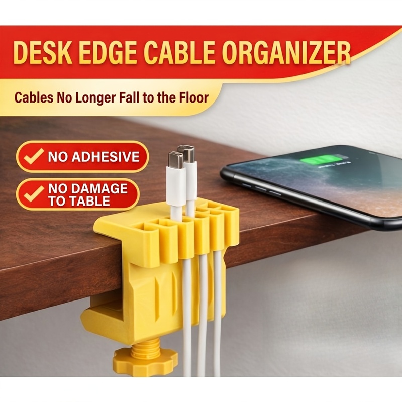 3 настольных зажима для кабеле – обзор и цена Desk Cable Clip
