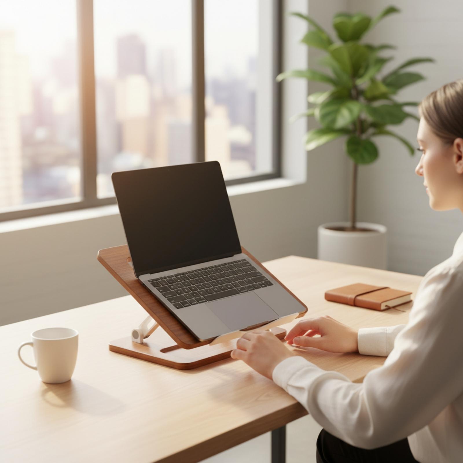 Подставка для ноутбука, настол – обзор и цена Laptop Stand Bamboo